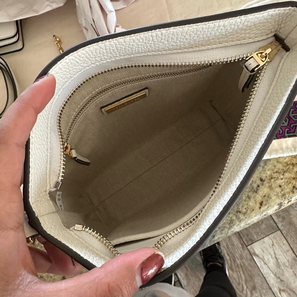 New Tory burch Thea swingpack crossbody/ shoulder bag in new ivory - Picture 8 of 13